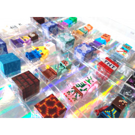 Magnetická stavebnice Minecraft s figurkami 36ks