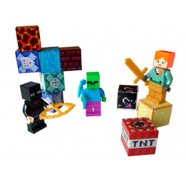 Magnetická stavebnice Minecraft s figurkami 36ks Magnetická stavebnice Minecraft s figurkami 36ks