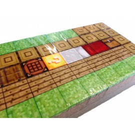 Magnetická stavebnice Minecraft Domeček s postavičkou 101ks