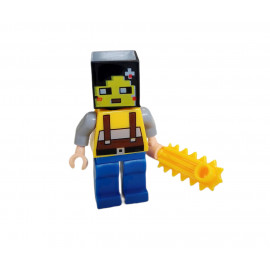 Magnetická stavebnice Minecraft Úkryt s postelí, pecí a truhlou 51ks