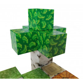 Magnetická stavebnice Minecraft Úkryt s postelí, pecí a truhlou 51ks