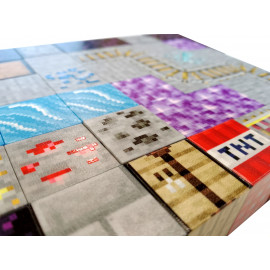 Magnetická stavebnice Minecraft Portál a TNT s postavičkou 51ks
