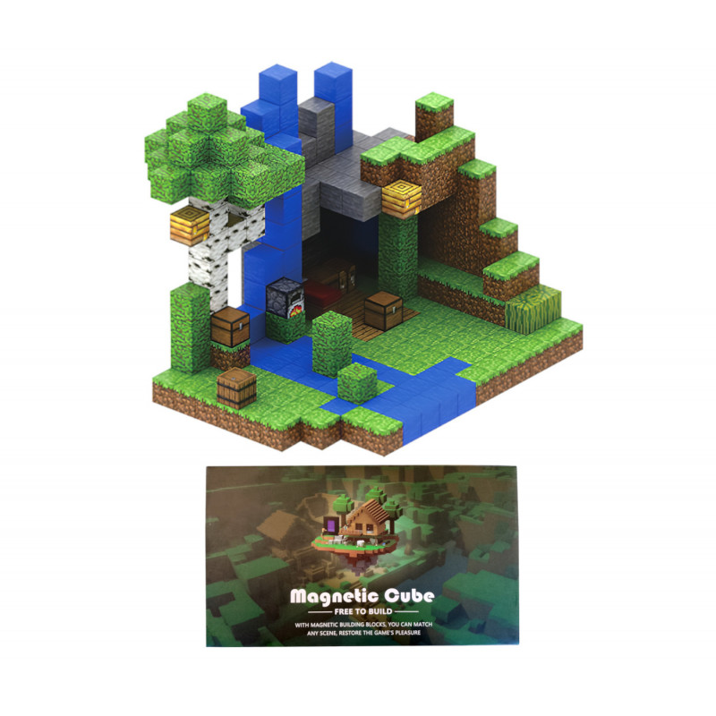 Minecraft Jungle Creek XXL Magnetická stavebnice 300ks Minecraft Jungle Creek XXL Magnetická stavebnice 300ks