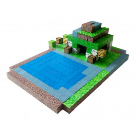 Minecraft Jungle Creek XXL Magnetická stavebnice 300ks