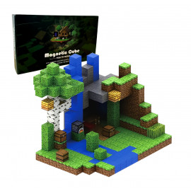 Minecraft Jungle Creek XXL Magnetická stavebnice 300ks