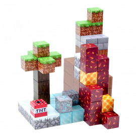 Magnetická stavebnice Minecraft Diamond Lava TNT 87ks