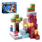 Magnetická stavebnice Minecraft Diamond Lava TNT 87ks
