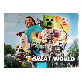 Magnetická stavebnice Minecraft 30ks - Dárková sada 7v1