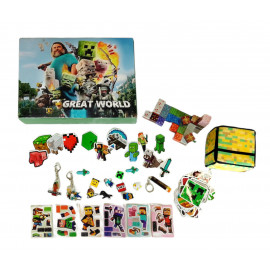 Adventní kalendář Minecraft Magnetické kostky a jiná překvapení