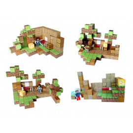 Magnetická stavebnice Minecraft Special Lucky block s postavičkou 101ks