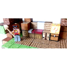 Magnetická stavebnice Minecraft Special Lucky block s postavičkou 101ks