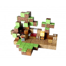 Magnetická stavebnice Minecraft Special Lucky block s postavičkou 101ks