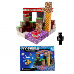 Magnetická stavebnice Minecraft TNT Amethyst Lava building expresion 120ks
