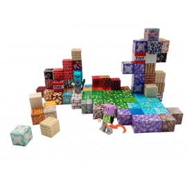 Magnetická stavebnice Minecraft Special blocks 102ks