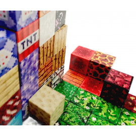 Magnetická stavebnice Minecraft Special blocks 102ks