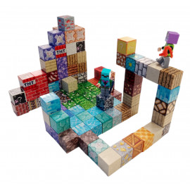 Magnetická stavebnice Minecraft Special blocks 102ks
