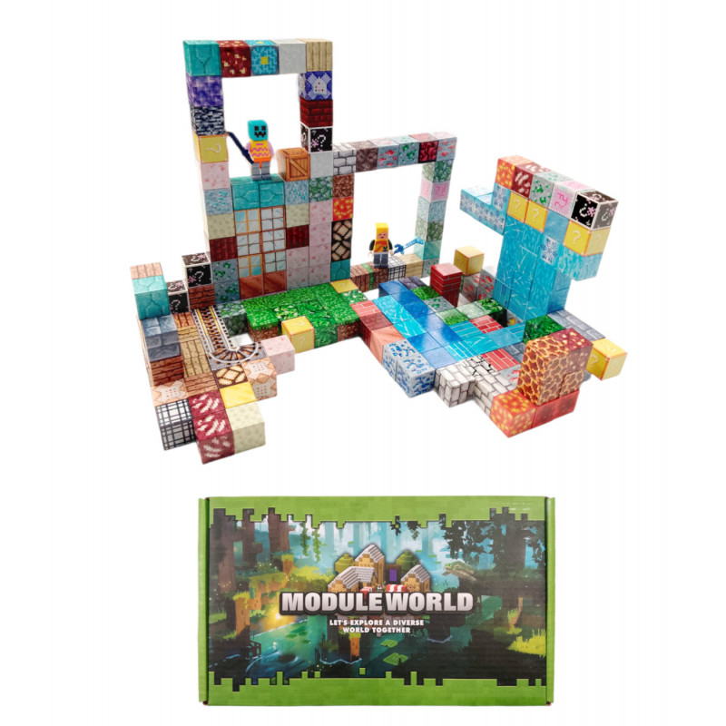 Magnetická stavebnice Minecraft Special blocks 202ks