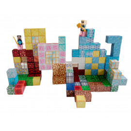 Magnetická stavebnice Minecraft Special blocks 152ks