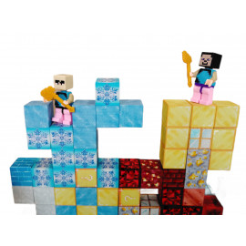 Magnetická stavebnice Minecraft Special blocks 152ks