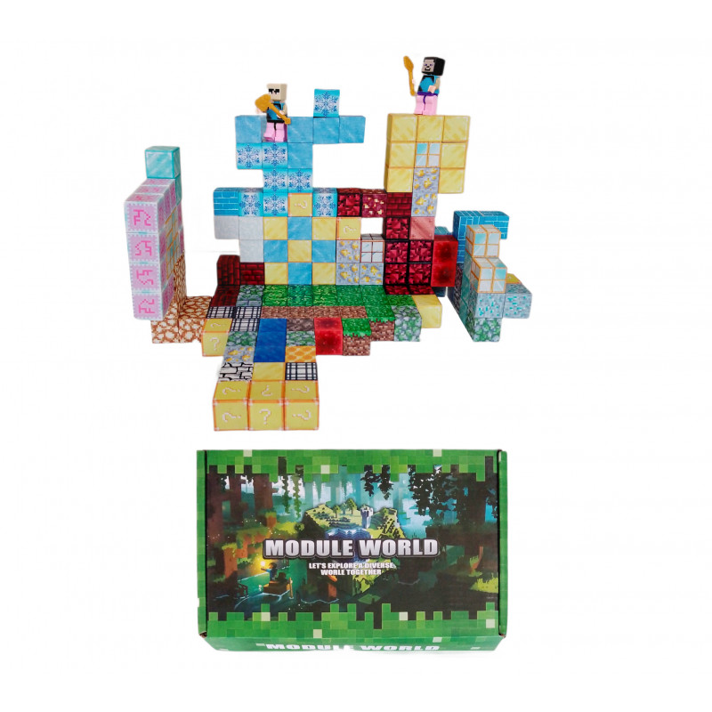 Magnetická stavebnice Minecraft Special blocks 152ks