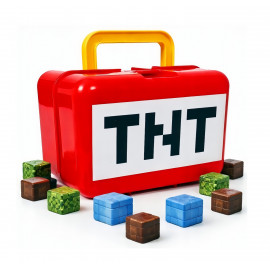 Magnetická stavebnice Minecraft TNT box 98ks