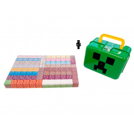 Magnetická stavebnice Minecraft Creeper box 98ks