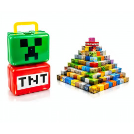 Magnetická stavebnice Minecraft Creeper box 98ks