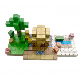 Magnetická stavebnice Minecraft Block World TNT building 198ks