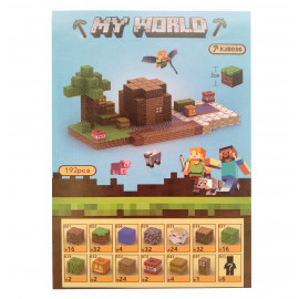 Magnetická stavebnice Minecraft Block World TNT building 198ks