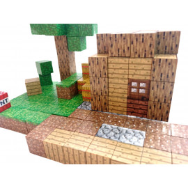 Magnetická stavebnice Minecraft Block World TNT building 198ks