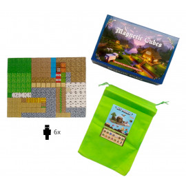 Magnetická stavebnice Minecraft Block World TNT building 198ks