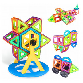 Magnetická 3D stavebnice Circle s kolotočem 74ks