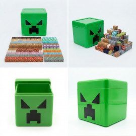 Magnetická stavebnice Minecraft Creeper v krabici Magic square 105ks