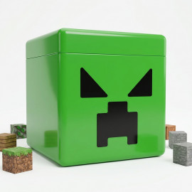 Magnetická stavebnice Minecraft Creeper v krabici Magic square 105ks
