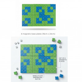 Podložka pro magnetické stavebnice Minecraft Natural 24x16cm