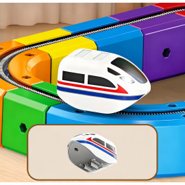 Stavebnice vláček 3D antigravitační 81ks