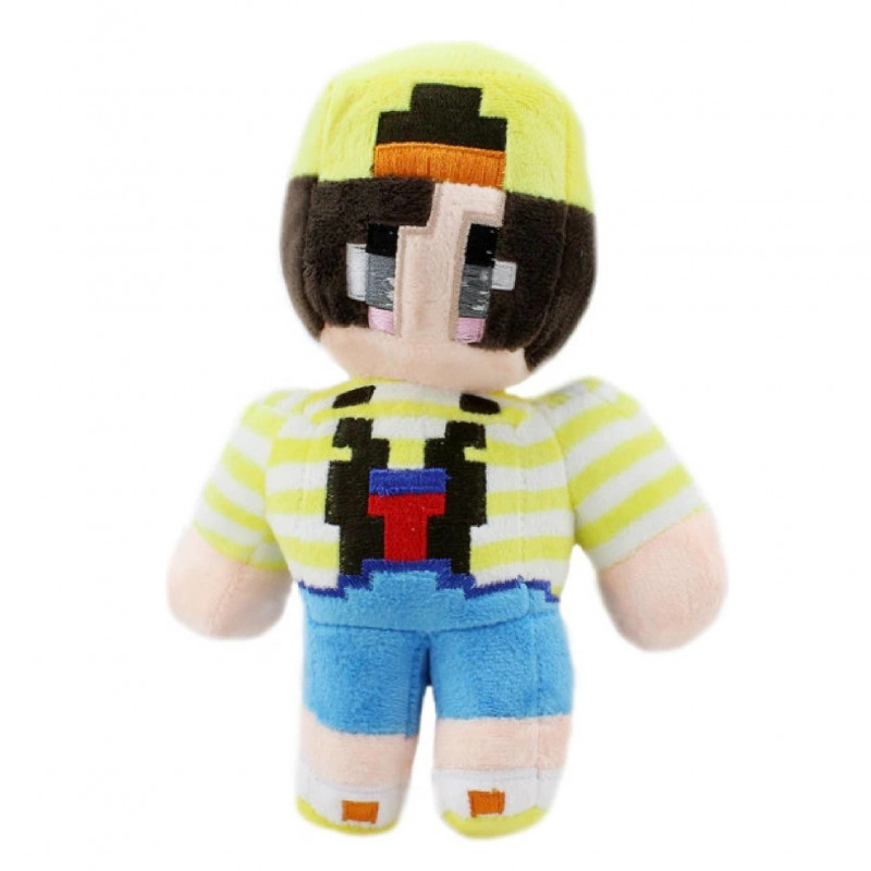Plyšová hračka Minecraft Steve skin ocelot 19cm