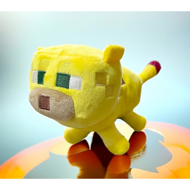 Plyšová hračka Minecraft Ocelot žlutý 22cm
