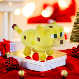 Plyšová hračka Minecraft Ocelot žlutý 22cm