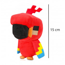Plyšová hračka Minecraft Papoušek mini 15cm