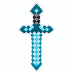Plyšový polštář Minecraft diamantový meč 60cm
