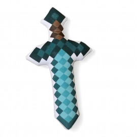Plyšový polštář Minecraft diamantový meč 60cm
