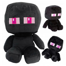 Plyšová hračka Minecraft Enderman Pixel maxi 25cm