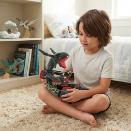 Plyšák Pokémon Rayquaza šedý ohebný 80cm