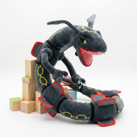 Plyšák Pokémon Rayquaza šedý ohebný 80cm