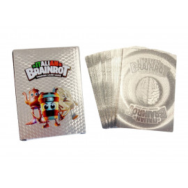 Sběratelské karty Italian Brainrot Exclusive stříbrná edice 55 karet