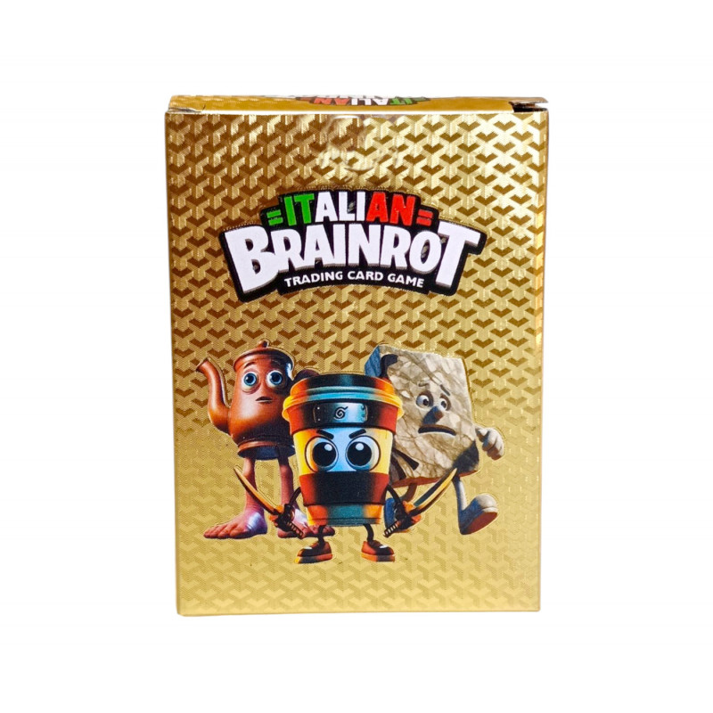 Sběratelské karty Italian Brainrot Exclusive zlatá edice 55 karet