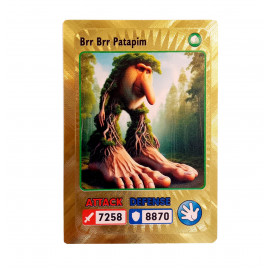 Sběratelské karty Italian Brainrot Exclusive zlatá edice 55 karet