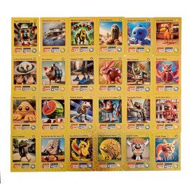 Sběratelské karty Italian Brainrot Exclusive zlatá edice 55 karet