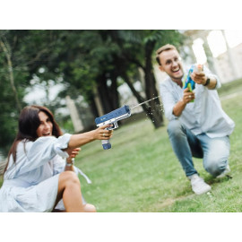 Automatická vodní pistole Spray se zásobníky modrá